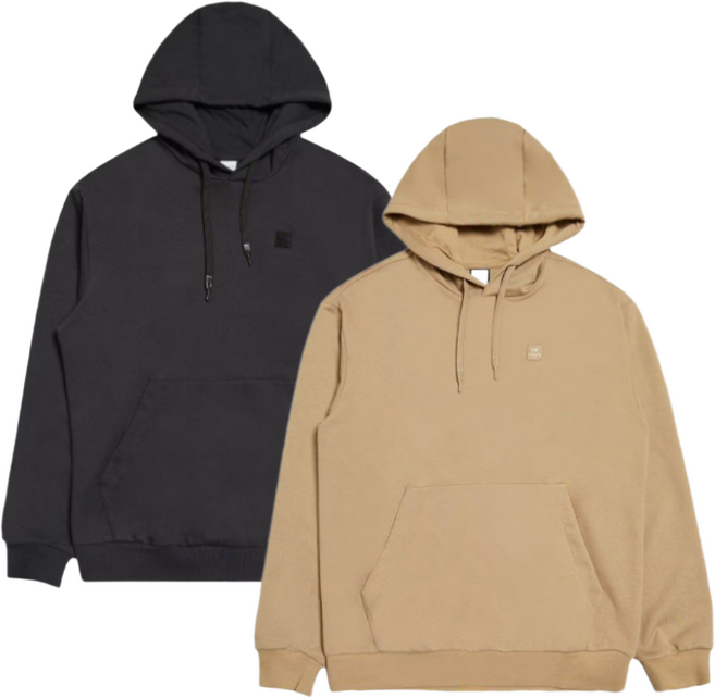 [백화점발송] 아이더 남여공용 오버핏 레터링 후드 긴팔 티셔츠 간절기 가을 겨울 후드티