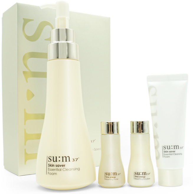 숨37도 스킨 세이버 에센셜 클렌징 폼 기획세트 4종, 1세트
