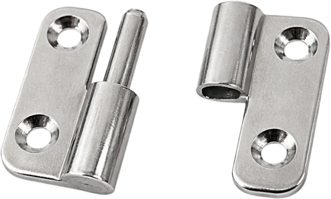 디와이툴즈 고강도 스테인리스 탈착식 힌지 경첩 분리형, 2개