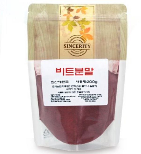 다소목 (국내산)비트 분말 200g, 1개