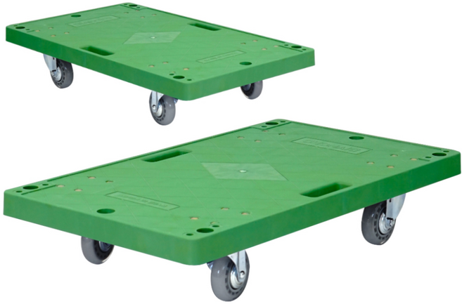 접이식 카드 달리 구르마 구루마 우레탄 무소음 대차 핸드카 가정용 운반용 사각 짐수레 이동식 미니 대형 대차, 옵션 07 달리(손잡이없음) 그린 인라인(투명), (중), 1개