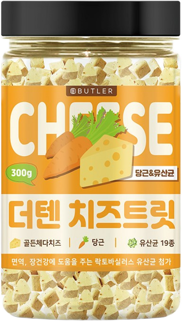더텐 치즈 트릿, 당근&유산균, 300g, 1개