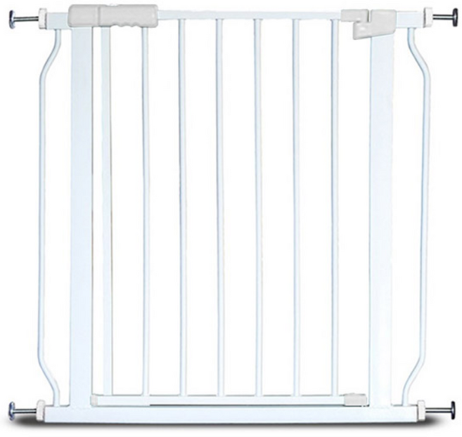 딩동펫 프리미엄 강아지 반자동 안전문, 화이트, 1개