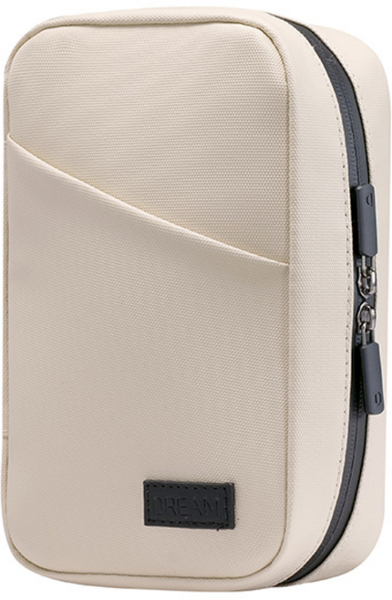 WEGO 코나 테크 파우치, 옵션B, 아이보리, 1개