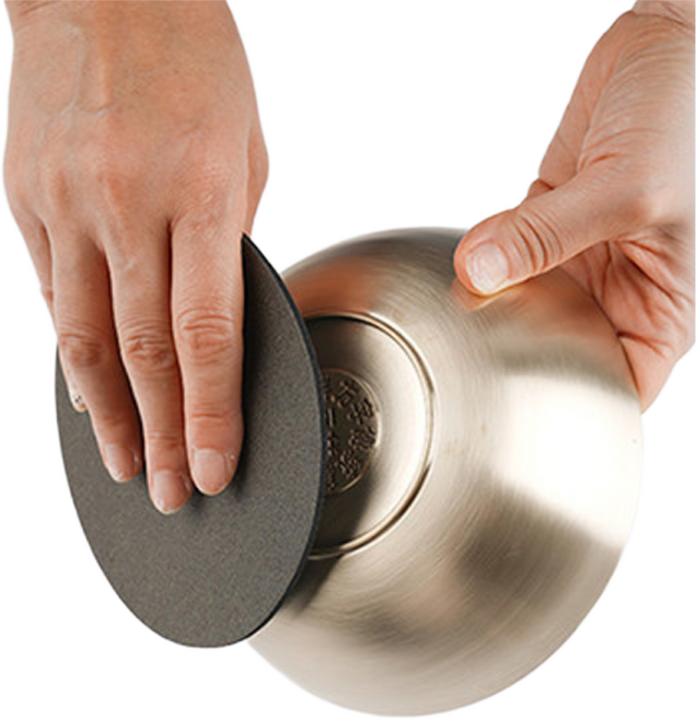 우리놋 유기그릇 세척 전용 수세미, 1개, 1개