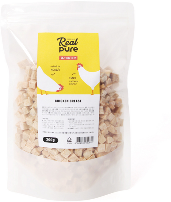 리얼퓨어FD 동결건조간식 200g, 닭가슴살, 1개