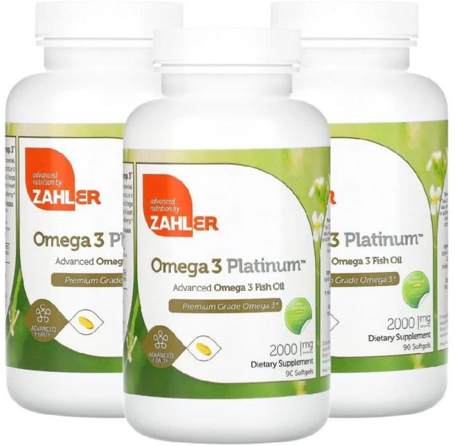 1+1+1 잘러 오메가3 플래티넘 2000mg 소프트젤90정 피쉬오일 fishoil 생선오일 오메가쓰리, 90정 - 쿠팡