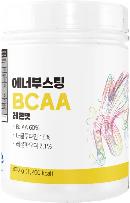 에너부스팅 BCAA 헬스 단백질보충제 레몬맛, 1개, 300g - 쿠팡