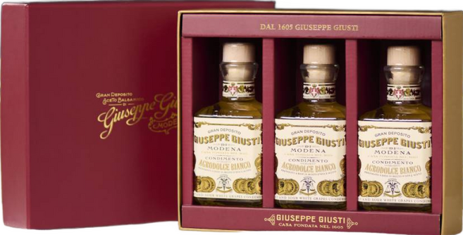 주세페주스티 화이트 큐빅 발사믹식초 250ml 3종 세트, 1박스