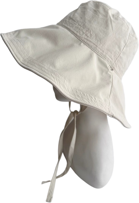 챙넓은 바스락 턱끈 벙거지모자