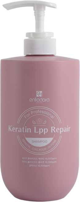 손상모 케라틴 엔타도라 LPP 리페어 클리닉 샴푸 750ml | 모발 영양 강화 영양 샴푸, 1개