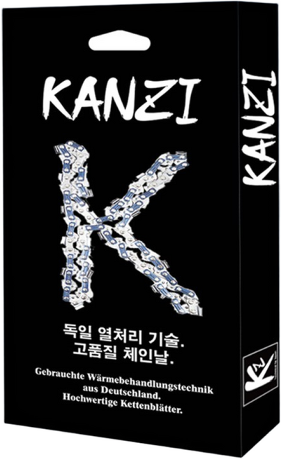 칸지 KANZI 체인톱날 독일 원자재 열처리기술 제노아 G4501 G5201 허스크바나 346XP 존스레드 2258 2260 하야부사 H5200 체인톱 호환 18인치 21번 36날, 1개, 본품(배터리없음)