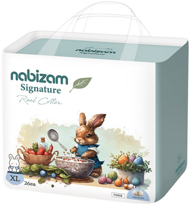 나비잠 기저귀 시그니처 팬티 1팩, 특대형(XL), 26매