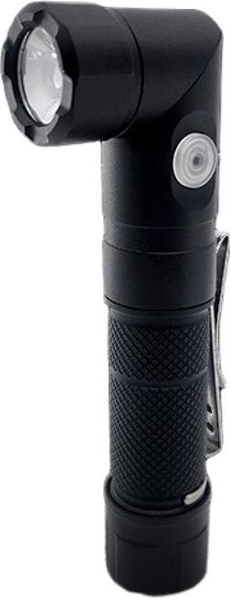 맥스토치 MTR 110 충전식 ㄱ자 초미니 휴대용 LED 후레쉬 세트, 1개