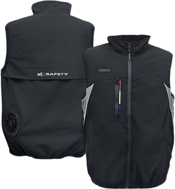 밀레 세이프티 여름용 선풍기조끼 생활방수기능 에어 쿨링 밧데리포함