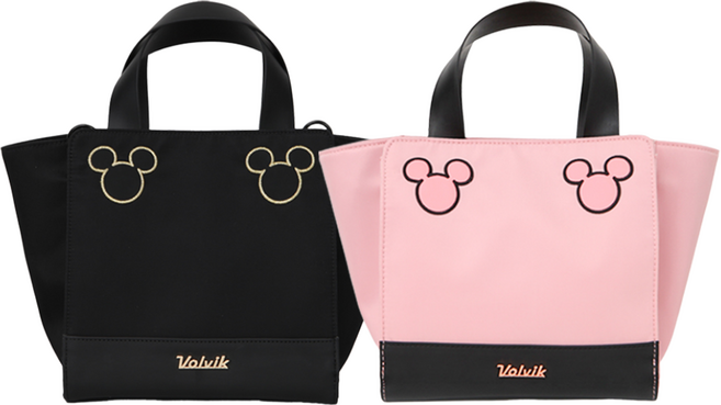 볼빅 골프 파우치 디즈니 미키 토트백 여성용, 핑크, 1개