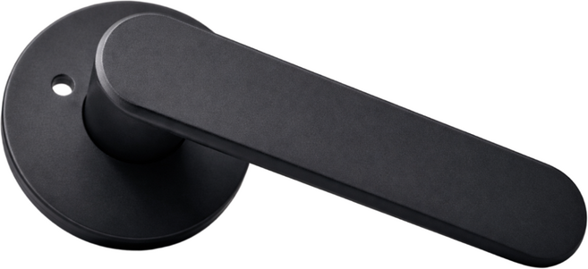 국산 항균 도체 201 녹 변색없는 니켈무광 버튼잠금 방문손잡이 레버 도어락 시공편리, 1개, 무광블랙