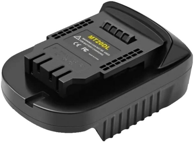 전동 공구 배터리 변환 젠더 아답터 어댑터 18V 디월트 본체 마끼다 호환 MT20DL, 1개