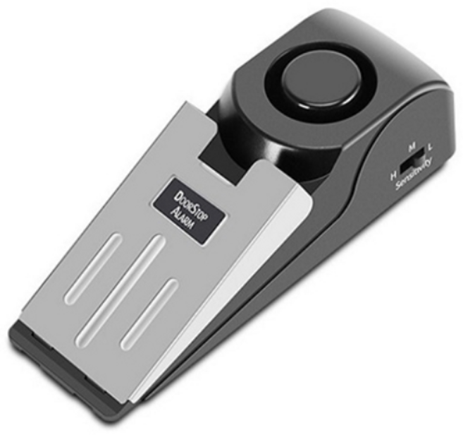 룻츠 방범 문 스토퍼 은색 14 x 4.5 x 3.8 cm, 1개