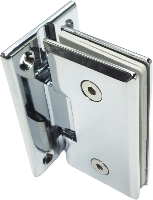 벽대 유리 T자형 T90 90도 경첩 샤워부스힌지 화장실 유리문힌지 크롬, 1장, 1개