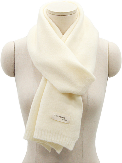 에스랑 여성 울 니트 무지 머플러 목도리 MH55