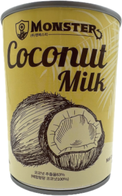 늘솜푸드 직수입 몬스터 코코넛밀크 태국, 1개, 400ml