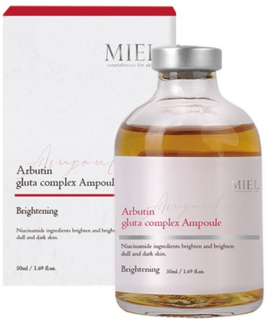 미엘 알부틴 글루타 컴플렉스 앰플 50ml+마스크팩10장무료, 50ml, 1개