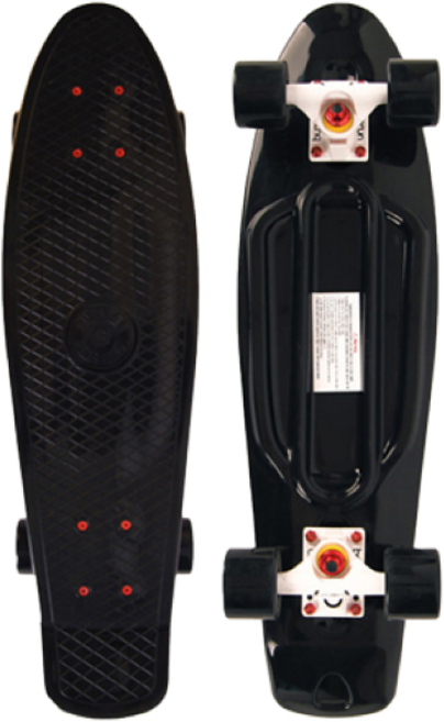 버즈런 KC인증 22.5(58샌티) 블랙 크루져보드 스케이트보드 티툴증정