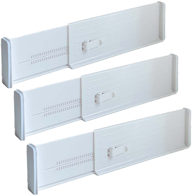 길이조절 서랍 칸막이 파티션 다용도 옷장 정리, 3개
