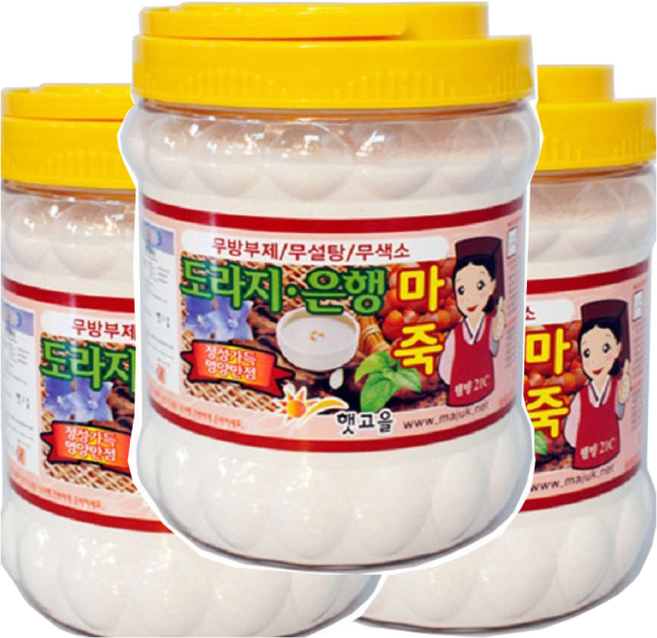 햇고을 도라지 은행 마죽, 800g, 4개