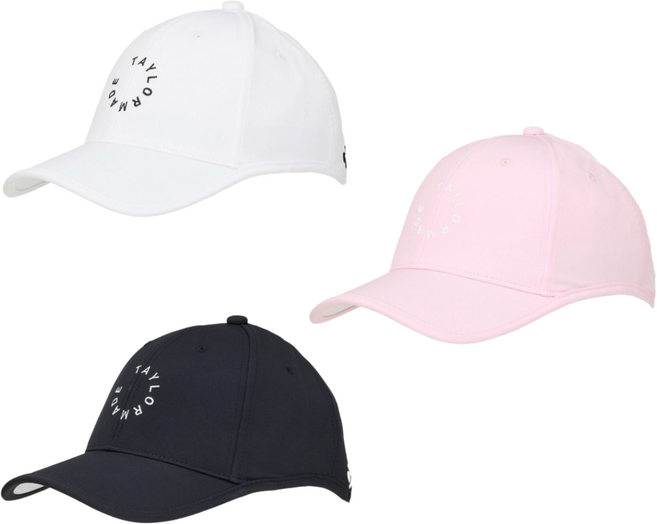 [정품] 26년 테일러메이드 여성 서클 로고 골프모자 캡형 골프용 캡모자, 화이트