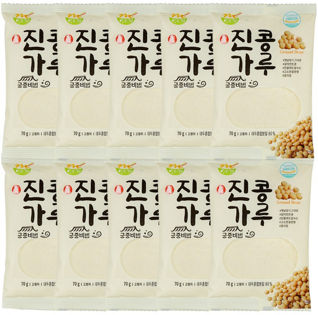 소소락 진콩가루, 70g, 10개