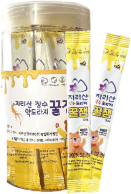 지리산 6년근 약도라지 도라지청 도라지진액 스틱, 18개, 13g