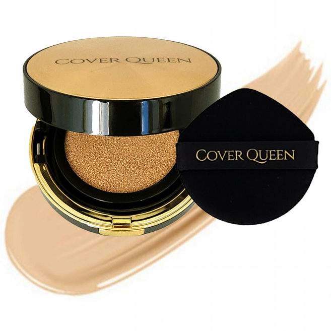 커버퀸 결점커버 쿠션 파운데이션 SPF50+ PA++++, 본품, 1개, 23호 본품