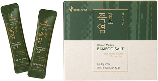 감로죽염스틱(자줏빛 거친분말) 3gx40 개입 120g, 1개