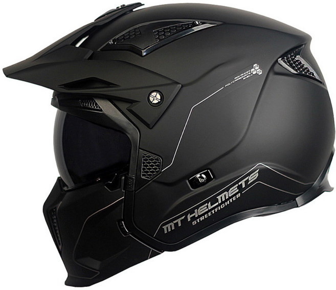 MT STREETFIGHTER SV 오픈페이스 헬멧 무광 블랙, S