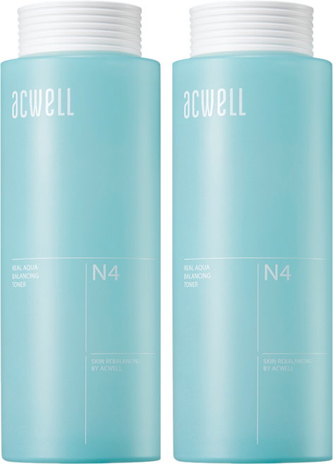 아크웰 리얼 아쿠아 밸런싱 토너, 160ml, 2개