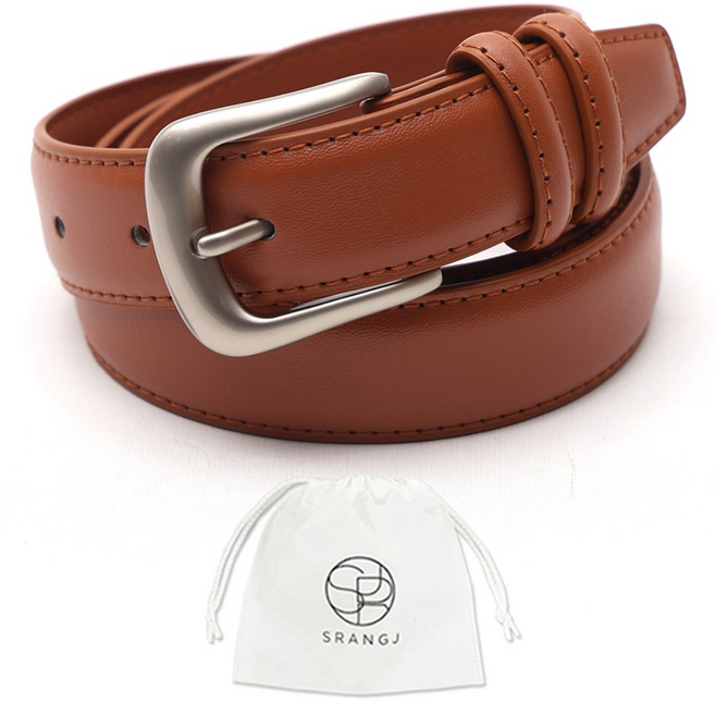 에스랑제이 여성 루아 캐주얼 통가죽 소가죽 벨트