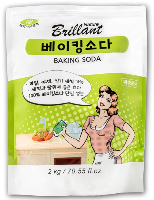 네이처브릴랑 베이킹소다 2kg, 1개