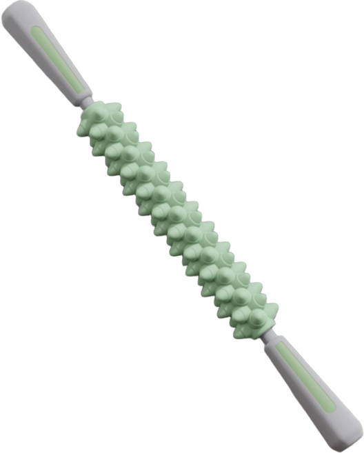 ADUNE 프리미엄 릴렉스 마사지 롤러 스틱, 그린, 1개