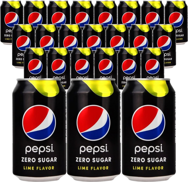 펩시 콜라 제로슈가 라임향, 355ml, 24개