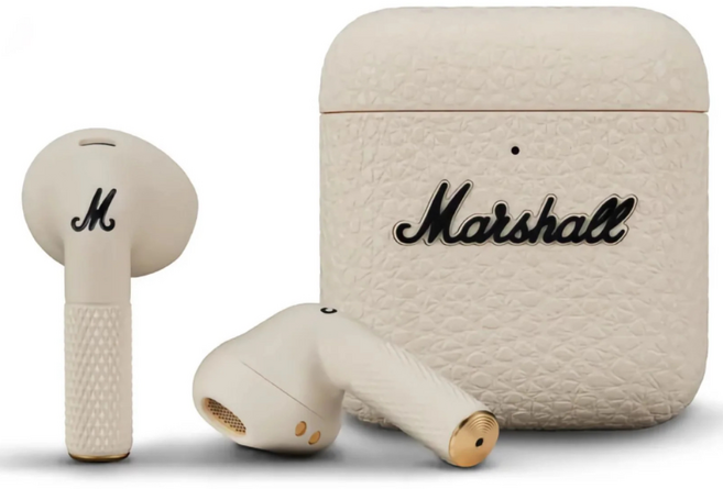 마샬 마이너 4 블루투스 무선 헤드폰, 베이지
