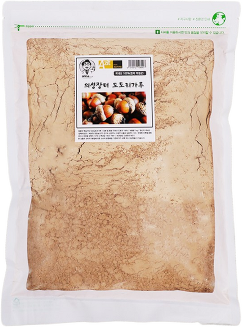 경북 의성장터 도토리가루 국내산 자연산 햇 도토리 100% 1kg, 1개