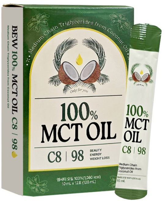 BEW MCT 오일, 1박스, 120ml
