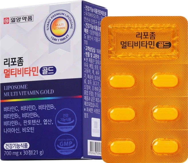 일양약품 리포좀 멀티비타민 골드-리포좀 제형기술 종합비타민, 1개, 30정 - 쿠팡