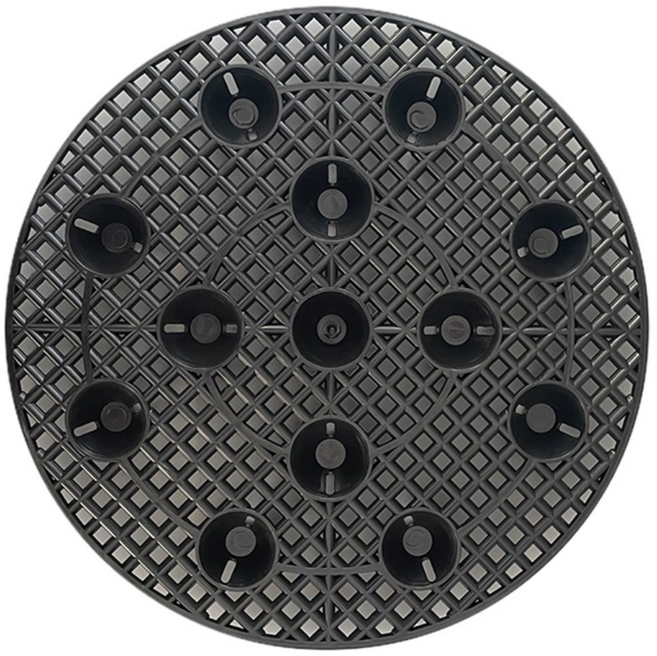 아띠꼴로 블루베리 대형 화분 받침대 과습방지 물빠짐 화분 받침, 10개, 블랙