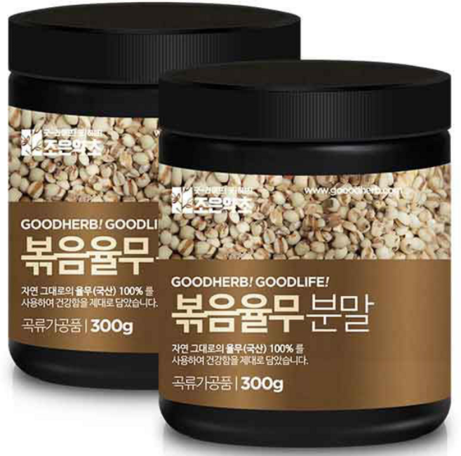 조은약초 볶음 율무 분말, 300g, 2개