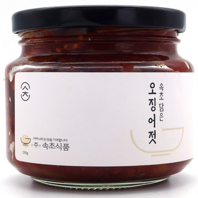 속초식품 속초 담은 오징어젓, 500g, 1개