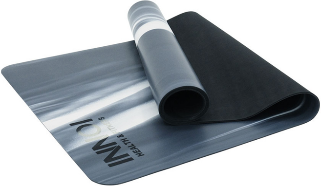 이노이 천연고무 PU 논슬립 요가매트, 미드나잇블루, 1개