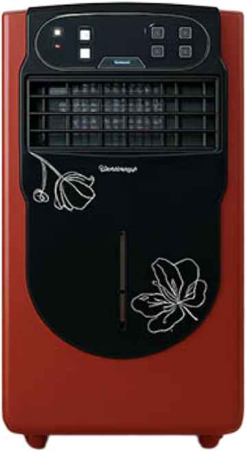 신일 업소용 온풍기 히터 리모컨형 PTC히터 전기히터, 블랙+레드, SEH-4500TP